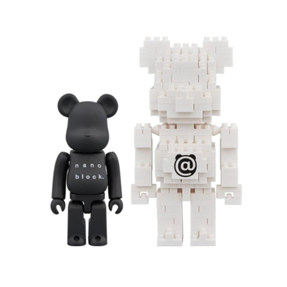 Bearbrick x Nanoblock 2-Pack Set B Toy Figure
